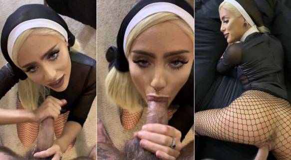 dem - 1756 Cock Sucking Blonde Nun.mp4