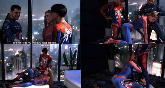 Lula Spider Girl Banged By Superheroes