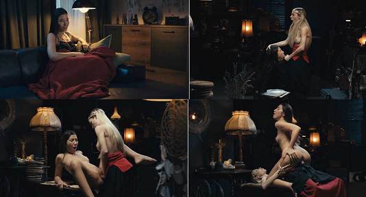 FUTANARI Layla Scarlett and Nata Gold - The Necklace's Burden 1080p 1 FUTANARI Layla Scarlett and Nata Gold