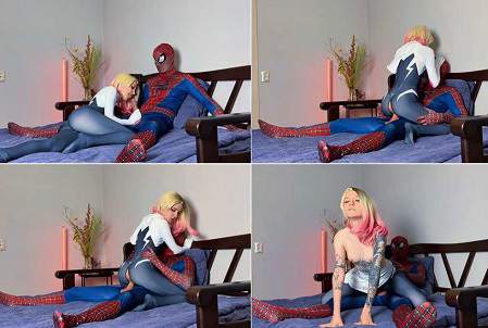 Sunako Gwen Stacy Rides Spiderman’s Dick 1080p 1 Gwen Stacy